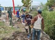 Pengerjaan TPT TMMD ke-124 Kodim 0817/Gresik Dikebut, Satgas Tunjukkan Semangat Tinggi di Desa Banter