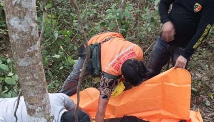 Sesosok Mayat Ditemukan di Kebun Karet Desa Parjito Gunung Megang