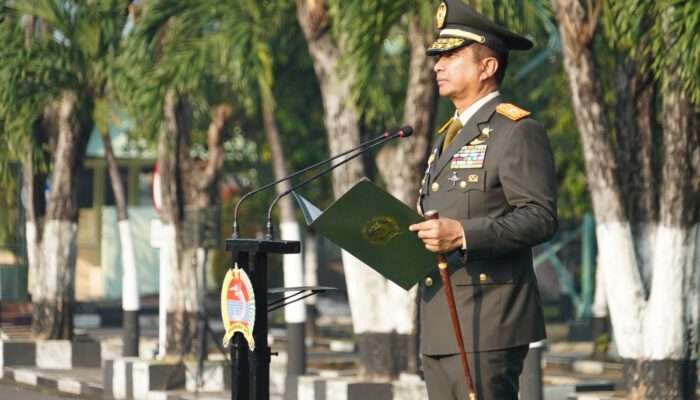 Upacara Peringatan Hari Pancasila di Korem 084/Bhaskara Jaya