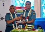 Gempita Prajurit Sambut Komandan dan Wadan Puspenerbal Kali Pertama Masuk Kantor Pasca Kenaikan Pangkat