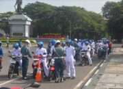 Tegakkan Ketertiban dan Kedisiplinan Prajurit Saat Berkendara, Pom Koarmada II Gelar Opsgaktib