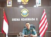 Koarmada II Ikuti Sosialisasi Rencana Rinci Wilayah Pertahanan Secara Virtual