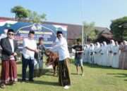 Polres Jombang Distribusikan Puluhan Hewan Kurban ke Pondok Pesantren, Yatim Piatu, Yayasan Pendidikan Hingga Masjid