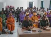 Kodim 0817/Gresik Gelar Komsos Dengan Keluarga Besar TNI Tingkat Pusat TA 2025 Secara Virtual