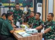 Tim Verifikasi Korem 084/Bhaskara Jaya Laksanakan Kegiatan Verifikasi di Makodim 0817/Gresik Jelang Sertijab Dandim