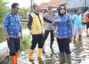 Wabup Mimik Idayana Sidak ke Lokasi Banjir di SMPN 2 Tanggulangin
