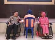HUT Bhayangkara ke-79, Polres Jombang Peduli Sesama Lewat Aksi Donor Darah