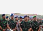 Danlantamal V Hadiri Apel Gabungan TNI- Polri Wilayah Kogartap III/Surabaya
