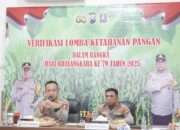 Tim Verifikasi Lomba Ketahanan Pangan Mabes Polri Tinjau Lahan Jagung di Sidoarjo