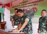 Danrem 084/BJ Pimpin Acara Peresmian Validasi Organisasi Alih Tipe B menjadi Tipe A Koramil 0830-18 Gayungan