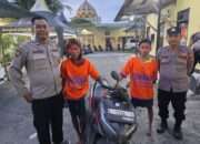 Polsek Kenjeran Amankan Residivis dan Komplotannya Saat Curi Motor Warga di Tambak Wedi