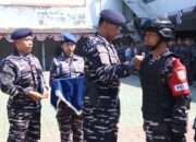 Wujudkan Prajurit Handal, Danlantamal V Buka Latihan VBSS Satrol, Menembak Denma dan Yonmarhanlan V