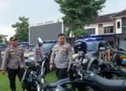 Kesiapan Pengamanan Pengesahan Warga Baru PSHT, Kapolres Jombang Periksa Kendaraan Dinas dan Kelengkapan