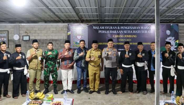Kapolres Jombang Apresiasi Seluruh Pihak, Pengamanan Pengesahan Warga Baru PSHT Parluh 16 Cabang Jombang Berjalan Kondusif