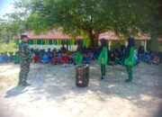 Babinsa Koramil 0829-16/Sepulu Latih PBB Siswa Baru di SMPN 2 Sepulu