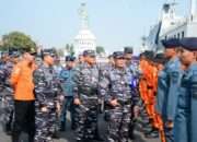 Komandan Puspenerbal Hadiri Apel Gelar Pasukan Latihan Kesiapsiagaan Operasional TNI AL TA 2025