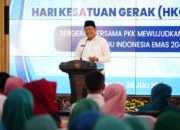 Puncak Peringatan HKG PKK Ke-53 “Bergerak Bersama PKK Wujudkan Asta Cita Menuju Indonesia Emas 2045”