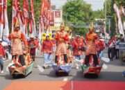 Ratusan Pelajar Meriahkan Meg Karnaval Lamongan