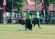 Meriahkan HUT Kemerdekaan RI ke-80, Polres Jombang Gelar Pertandingan Mini Soccer (Sepakbola Sarung)