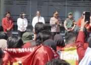 Aksi Penyampaian Pendapat Mahasiswa Muhammadiyah di Mapolresta Sidoarjo Berlangsung Kondusif