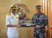Pererat Hubungan Bilateral, Dankodiklatal Terima Kunjungan Panglima Armada Barat TLDM