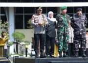 Polda Jawa Timur Gelar Apel dan Doa Bersama Forkopimda dan Puluhan Ormas Untuk Jogo Jatim