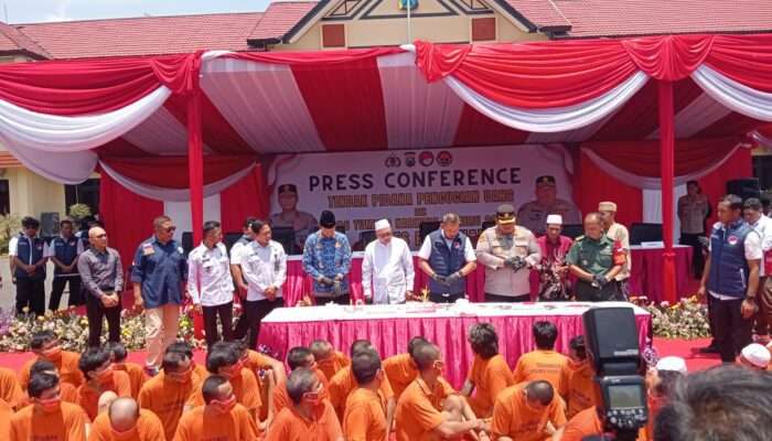Polres Pasuruan Gelar Press Coference Sukses Ungkap Jaringan Kampung Narkoba dan TPPU Rp 3 Miliar