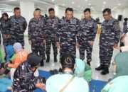 Gandeng Ojol, TNI AL Wilayah Surabaya Gelar Baksos dan Bakes dalam rangka HUT TNI ke-80