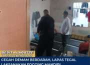 Cegah Demam Berdarah, Lapas Tegal Laksanakan Fogging Mandiri