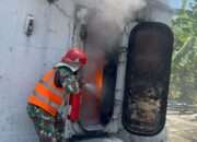 Asah Keterampilan Prajurit, KRI PRU-724 Satran Koarmada II Mantapkan Latihan Peran Penyelamatan Kapal di Kolat Koarmada II