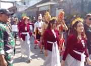 Babinsa Menganti Dukung Penuh Pengamanan Kirab Budaya Sedekah Bumi di Dusun Sidolemu