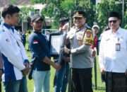 Kapolres Jombang Pimpin Apel Akbar Kebangsaan Bersama Serikat Pekerja/Buruh Kabupaten Jombang