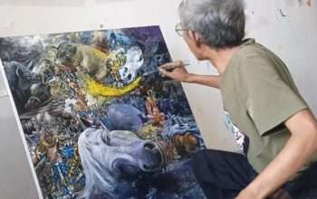 Lukisan yang Memiliki Gaya Figuratif dan Surealisme yang Kuat, Lukisan Karya Seniman Surin Welangon