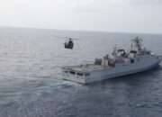 Perkuat Interoperabilitas, KRI SIM-367 Gelar Latihan Winchex Bersama Angkatan Udara Lebanon di Laut Mediterania