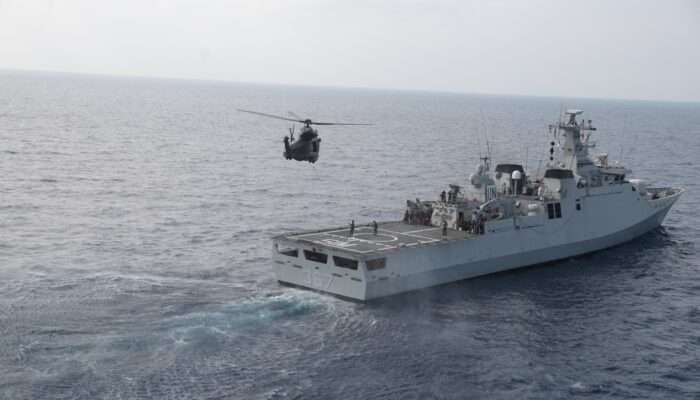 Perkuat Interoperabilitas, KRI SIM-367 Gelar Latihan Winchex Bersama Angkatan Udara Lebanon di Laut Mediterania