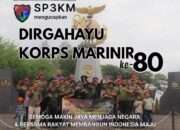 SP3KM (Silaturahmi Putra Putri Petarung KKO MARINIR) Menghadiri ‘Syukuran HUT KE 80 KORPS MARINIR TNI AL di BatalyonTankAmfibi 2 Marinir Karangpilang Surabaya’
