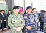 Komandan Puspenerbal Hadiri Peringatan HUT Ke-80 Korps “Baret Ungu” Marinir