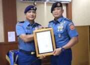 Komandan Puspenerbal Terima Courtesy Call Tujuh Pati TNl AL Wilayah Surabaya