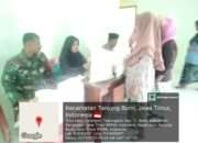 Babinsa Dampingi Penyaluran Bansos PKH Beras di Desa Tagungguh