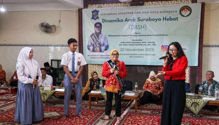 Pemkot Surabaya Cegah Bullying di Kalangan Remaja Lewat Sosialisasi Dinamika Arek Suroboyo Hebat, Bangun Ekosistem Sekolah Aman dan Toleran