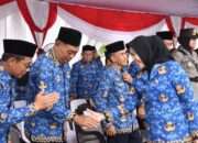 Wabup Sidoarjo Pimpin Upacara Bendera HUT Korpri