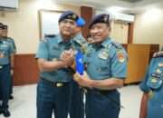 Komandan Puspenerbal Terima Courtesy Call Sembilan Pati TNl AL