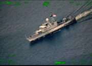 Kolaborasi TNI AL dan TNI AU di Perbatasan : Unsur Satkat Koarmada II Laksanakan Latihan Kersamtis di Karang Unarang