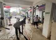 Komitmen Dalam Rendaman Banjir dan Air Hujan, Lapas Tegal Tetap berikan Pelayanan Prima