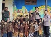 Polisi Ajak Anak TK Pertiwi 2 Demangan Senam Ceria Lewat Program AIH