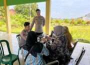 Kapolsek Krembung Tinjau Posyandu di Desa Wangkal, Tekankan Pentingnya Gizi Ibu dan Anak