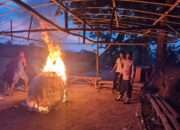 Respon Dumas Sabung Ayam, Polsek Jabon Turun Langsung Datangi Lokasi