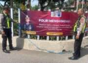 Hadapi Nataru, Polisi Pasang Spanduk Imbauan Kamtibmas