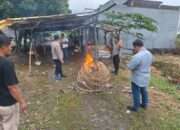 Respon Aduan Warga Adanya Sabung Ayam, Polsek Tulangan Turun Langsung ke Lokasi