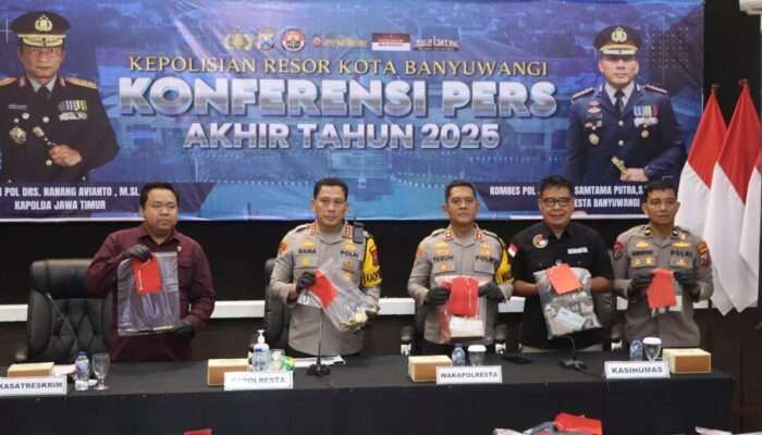 Polresta Banyuwangi Selesaikan 1.281 Perkara Sepanjang Tahun 2025